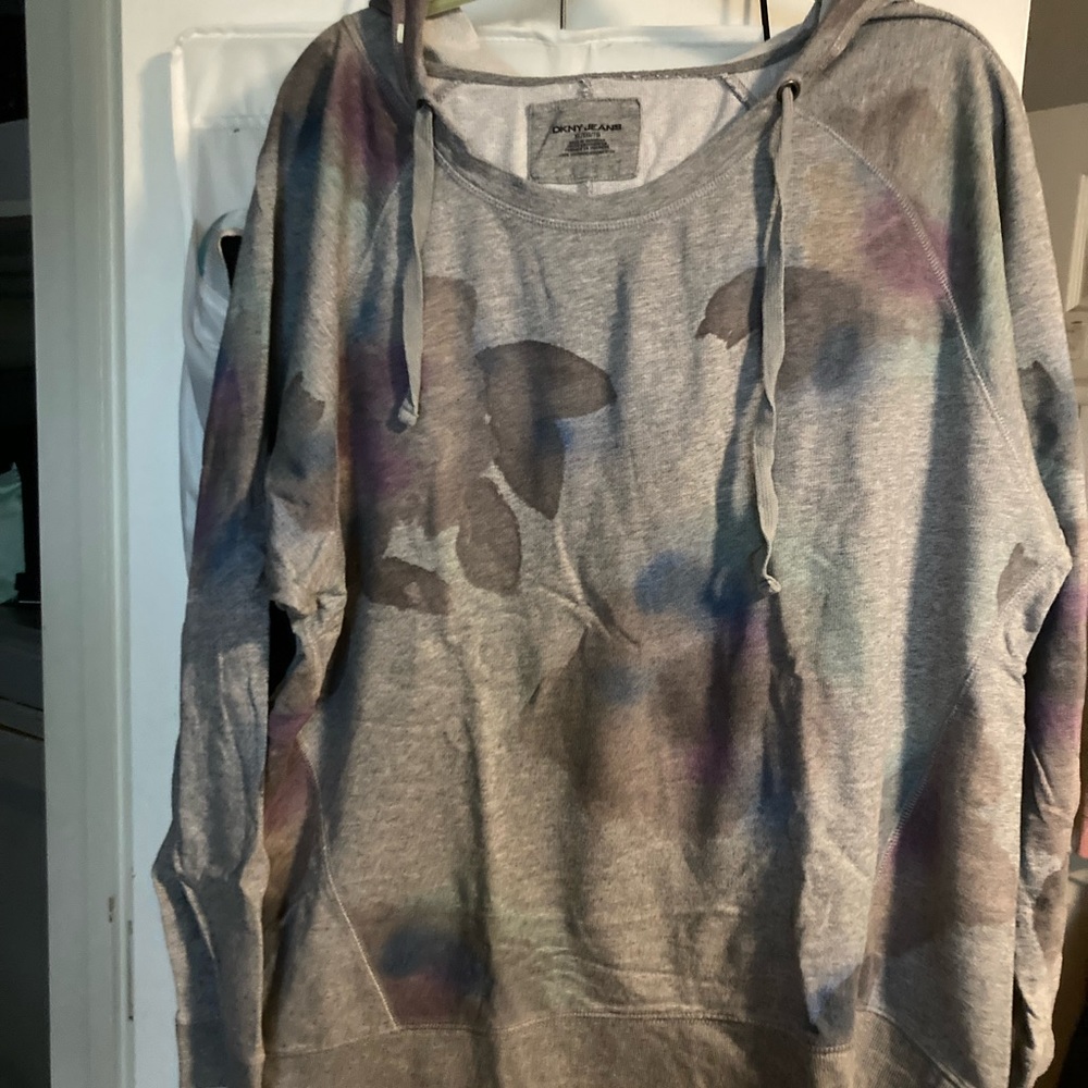 DKNY Jeans, XL, gray pink purple black blue (multicolor)